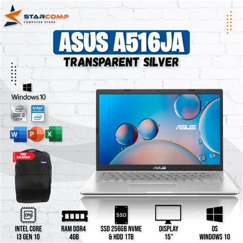 Asus A516JA system drivers